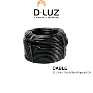 CABLE TIPO TALLER 5x1.5mm MULTIPOLAR ECO