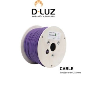 CABLE SUBTERRANEO 2x6mm
