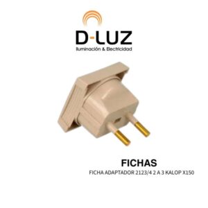 FICHA ADAPTADOR 2123/4 2 A 3 KALOP X150