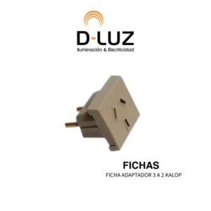 FICHA ADAPTADOR 3 A 2 KALOP
