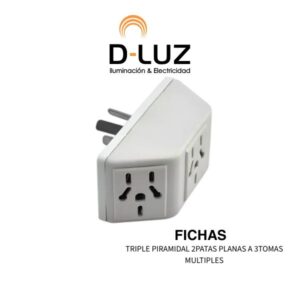 TRIPLE PIRAMIDAL 2PATAS PLANAS A 3TOMAS MULTIPLES