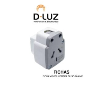 FICHA MIG250 HEMBRA BIUSO  10 AMP