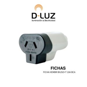 FICHA HEMBR BIUSO+T 10A BCA