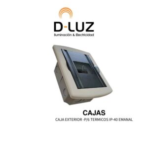 CAJA EXTERIOR -P/6   TERMICOS IP-40 EMANAL