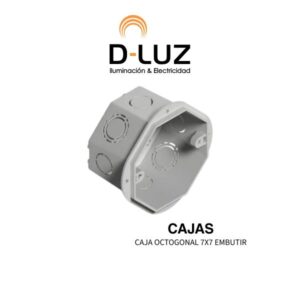 CAJA OCTOGONAL 7X7 EMBUTIR