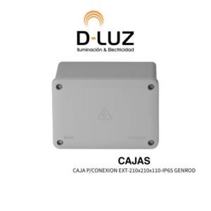 CAJA P/CONEXION EXT-210x210x110-IP65 GENROD