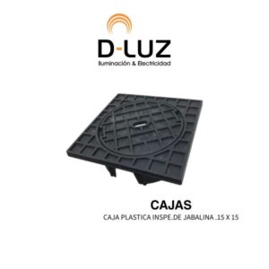 CAJA PLASTICA     INSPE.DE JABALINA .15 X 15