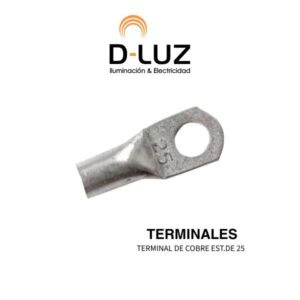 TERMINAL DE COBRE EST.DE 25