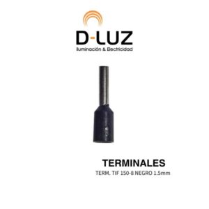 TERM. TIF 150-8 NEGRO  1.5mm