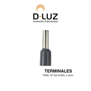 TERM. TIF 250-8 GRIS.  2.5mm