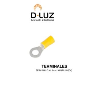 TERMINAL OJAL 6mm AMARILLO (C4)