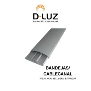 PISO CANAL 48X13 GRIS ESTANDAR