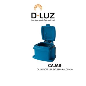 CAJA VACIA 16A EXT.2880 KALOP x10