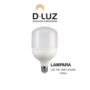 LAMP. LED. T80- 18W L/CALIDA  (150w)
