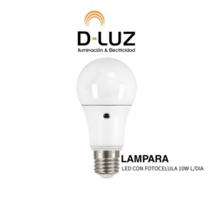 LAMP.LED CON FOTOCELULA 10W L/DIA