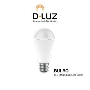 BULBO LED EMERGENCIA 9W 6000K
