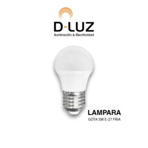 LAMPARA GOTA 5W E-27 FRIA