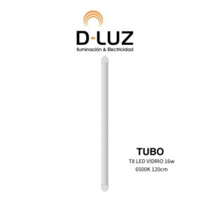 TUBO T8 LED VIDRIO 16w 6500K 120cm