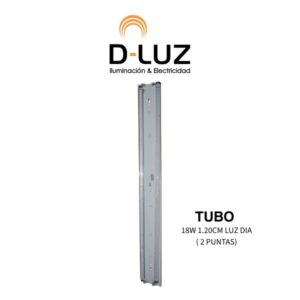 TUBO 18W 1.20CM LUZ DIA ( 2 PUNTAS)